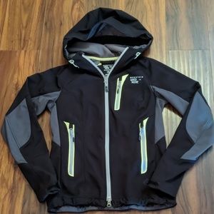 Mountain Hardwear softshell jacket black xs